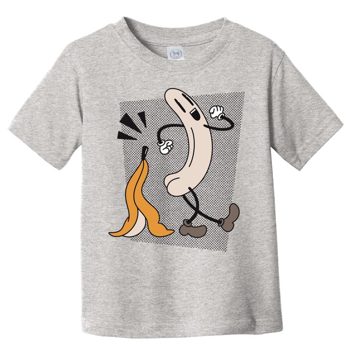 Naked Banana Retro Cartoon Toddler T-Shirt