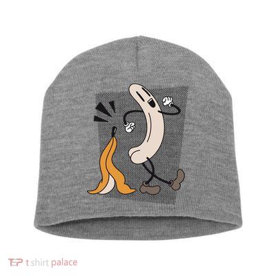 Naked Banana Retro Cartoon Short Acrylic Beanie