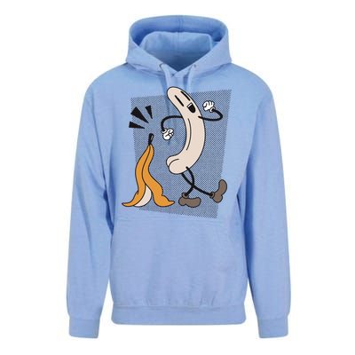 Naked Banana Retro Cartoon Unisex Surf Hoodie