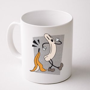 Naked Banana Retro Cartoon Coffee Mug