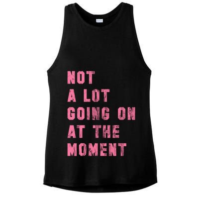 Not A Lot Going On At The Moment Pink Ladies PosiCharge Tri-Blend Wicking Tank