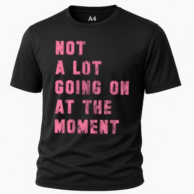 Not A Lot Going On At The Moment Pink Performance Shirt