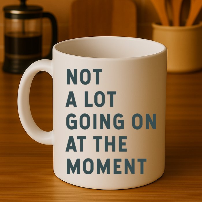 Not A Lot Going On At The Moment Humor Mug