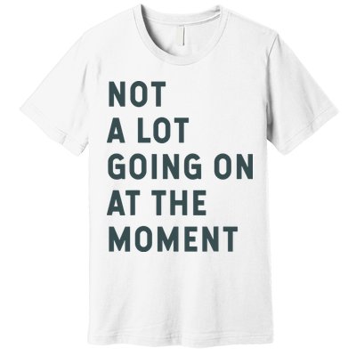 Not A Lot Going On At The Moment Humor Premium T-Shirt