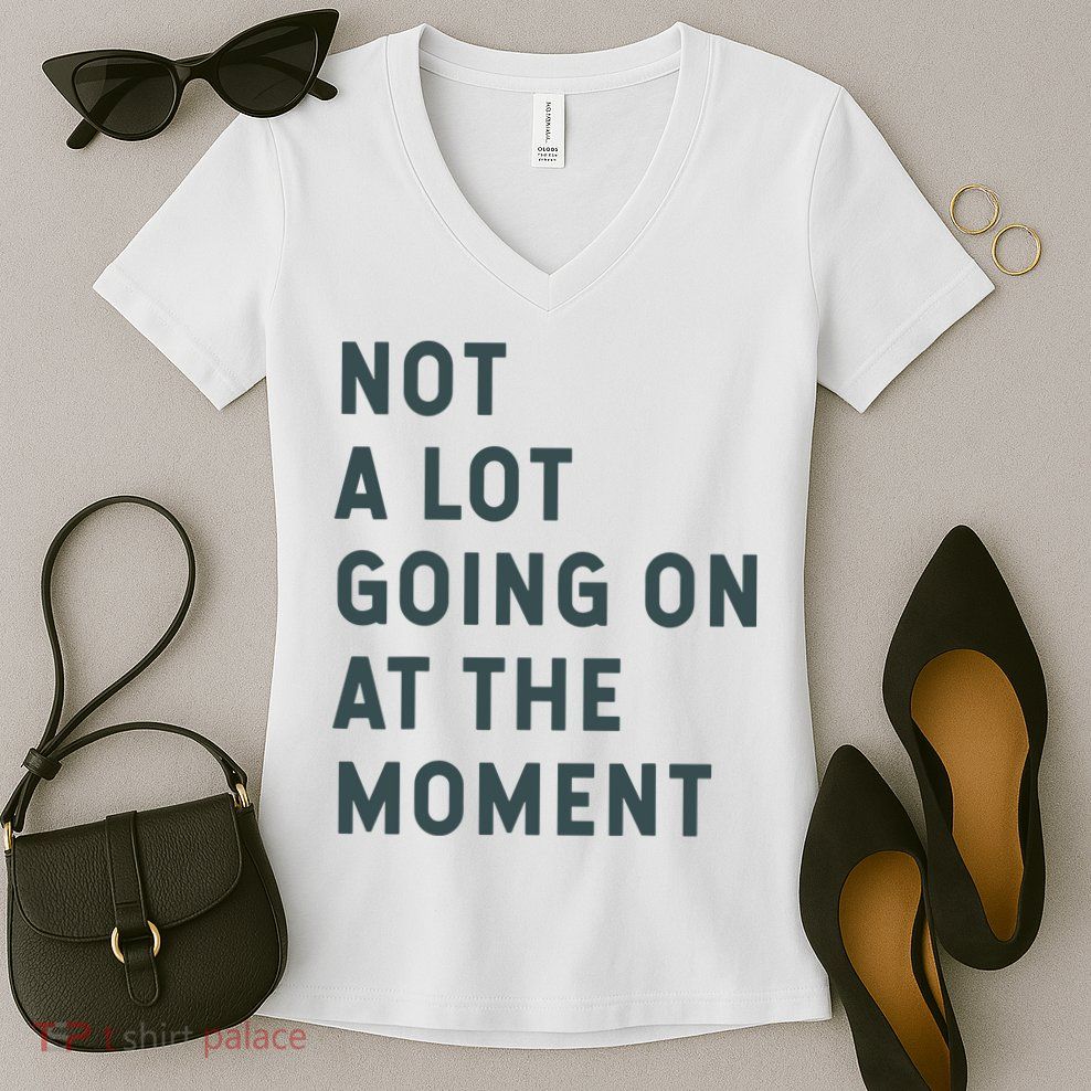 Not A Lot Going On At The Moment Humor Women's V-Neck T-Shirt
