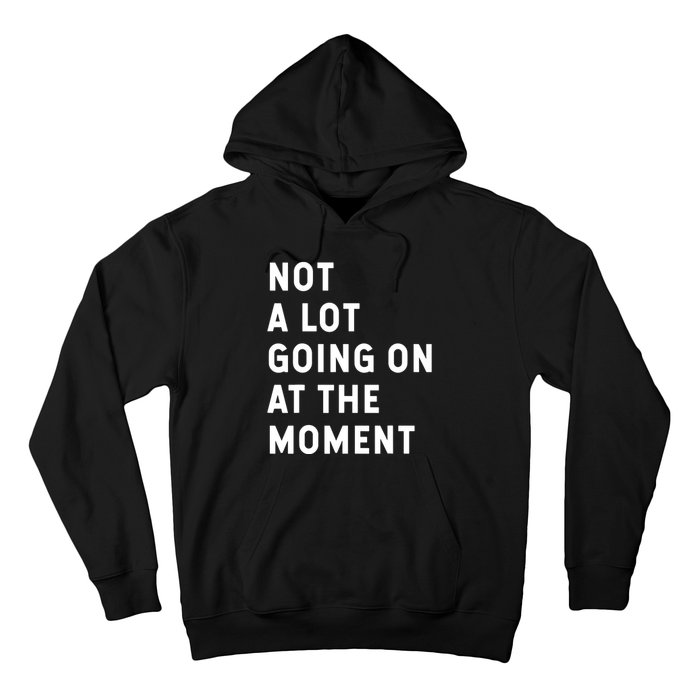 Not A Lot Going On At The Moment Humor Hoodie