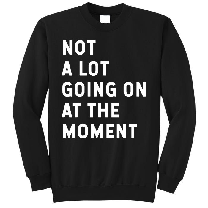 Not A Lot Going On At The Moment Humor Sweatshirt