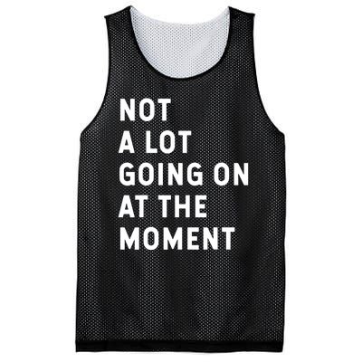 Not A Lot Going On At The Moment Humor Mesh Reversible Basketball Jersey Tank