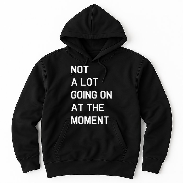 Not A Lot Going On At The Moment Humor Hoodie