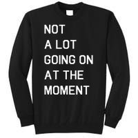 Not A Lot Going On At The Moment Humor Tall Sweatshirt