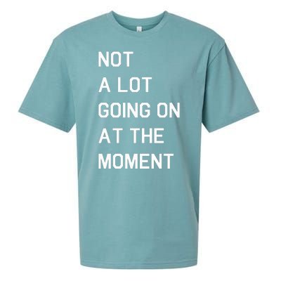 Not A Lot Going On At The Moment Humor Sueded Cloud Jersey T-Shirt