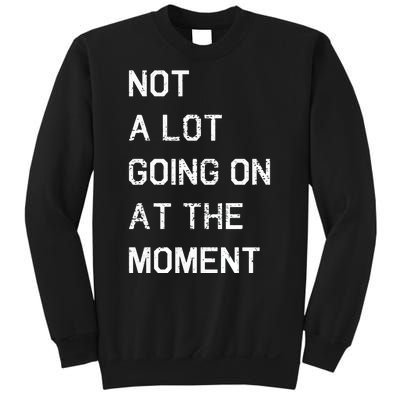 Not A Lot Going On At The Moment Humor Sweatshirt