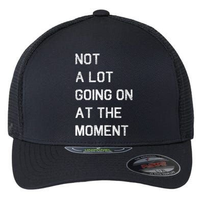 Not A Lot Going On At The Moment Humor Flexfit Unipanel Trucker Cap