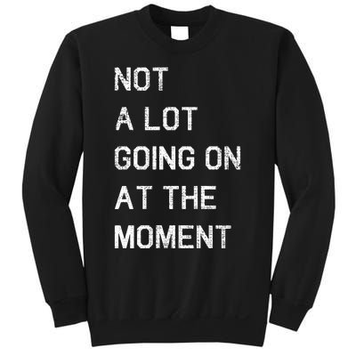 Not A Lot Going On At The Moment Humor Sweatshirt