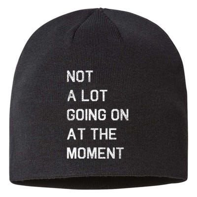 Not A Lot Going On At The Moment Humor Sustainable Beanie