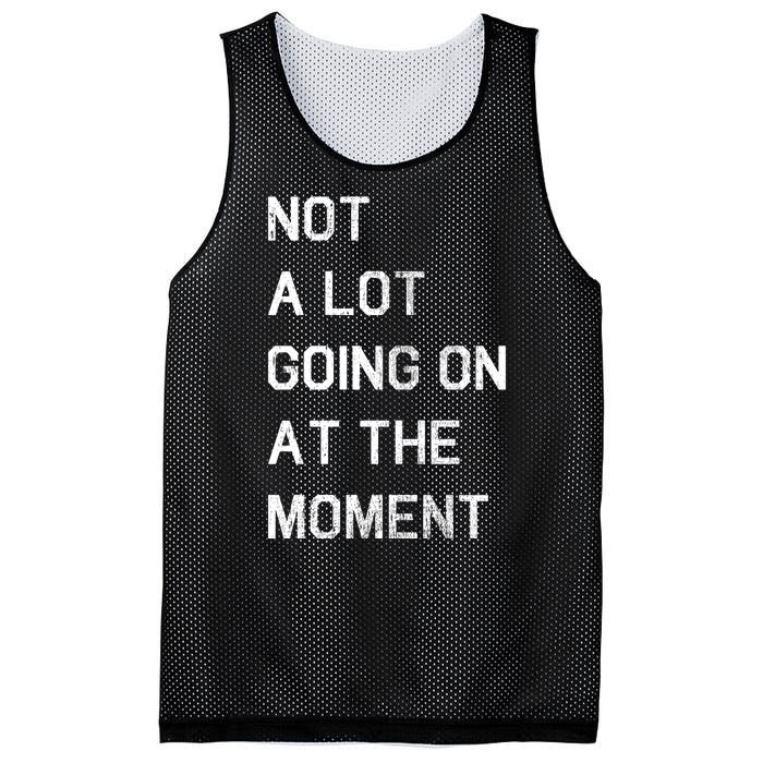 Not A Lot Going On At The Moment Humor Mesh Reversible Basketball Jersey Tank