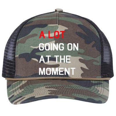 Not A Lot Going On At The Moment Humor Retro Rope Trucker Hat Cap