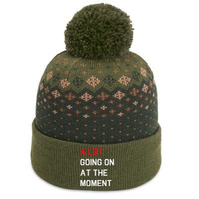 Not A Lot Going On At The Moment Humor The Baniff Cuffed Pom Beanie