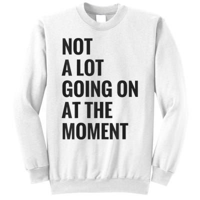 Not A Lot Going On At The Moment Sweatshirt