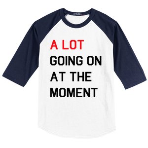 Not A Lot Going On At The Moment Humor Baseball Sleeve Shirt