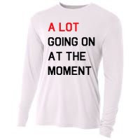 Not A Lot Going On At The Moment Humor Cooling Performance Long Sleeve Crew