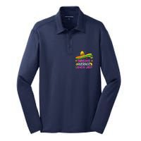 Nacho Average Lunch Lady Cinco De Mayo Fiesta Silk Touch Performance Long Sleeve Polo