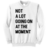 Not A Lot Going On At The Moment Sweatshirt