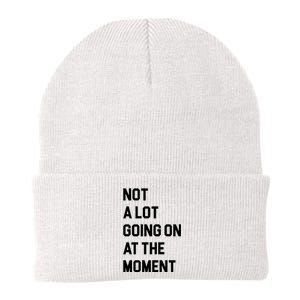 Not A Lot Going On At The Moment Knit Cap Winter Beanie