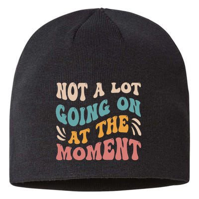Not a Lot Going on at the Moment Cool Retro Sustainable Beanie