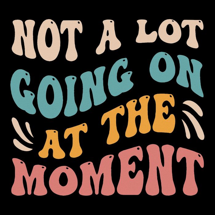 Not a Lot Going on at the Moment Cool Retro Youth Performance Sprint T-Shirt