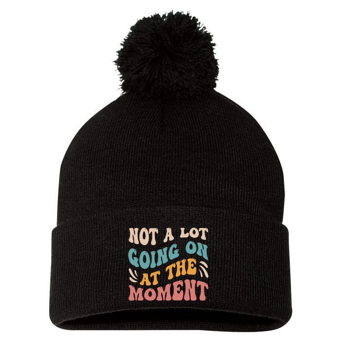 Not a Lot Going on at the Moment Cool Retro Pom Pom 12in Knit Beanie