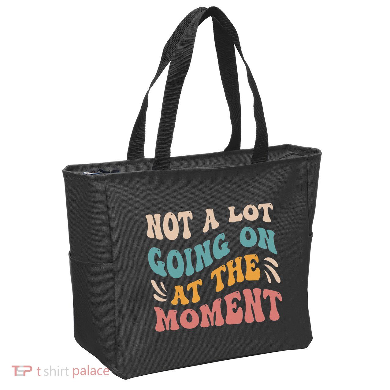 Not a Lot Going on at the Moment Cool Retro Zip Tote Bag