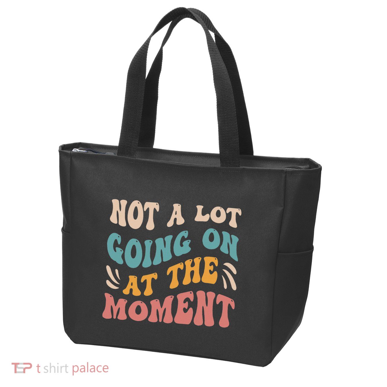 Not a Lot Going on at the Moment Cool Retro Zip Tote Bag