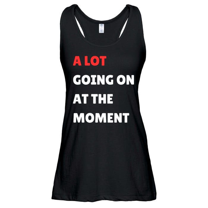 Not A Lot Going On At The Moment Ladies Essential Flowy Tank