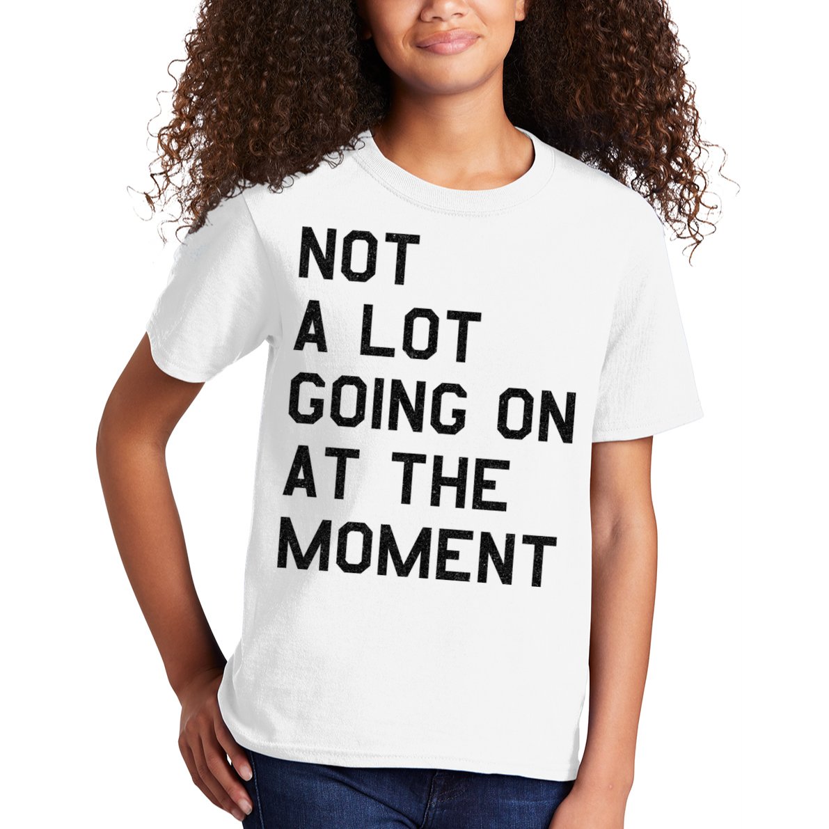 Not A Lot Going On At The Moment Kids T-Shirt