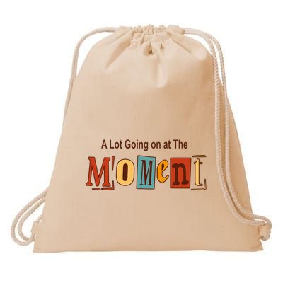 NOT A LOT GOING ON AT THE MOMENT Drawstring Bag