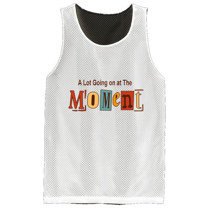 NOT A LOT GOING ON AT THE MOMENT Mesh Reversible Basketball Jersey Tank