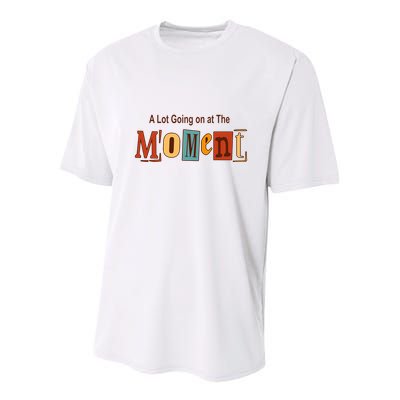 NOT A LOT GOING ON AT THE MOMENT Youth Performance Sprint T-Shirt