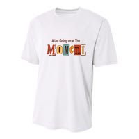 NOT A LOT GOING ON AT THE MOMENT Youth Performance Sprint T-Shirt