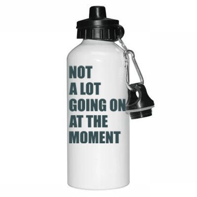 Not A Lot Going On At The Moment Humor Aluminum Water Bottle