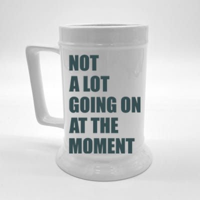 Not A Lot Going On At The Moment Humor Beer Stein