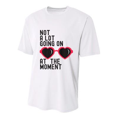 Not A Lot Going On At The Moment Youth Performance Sprint T-Shirt