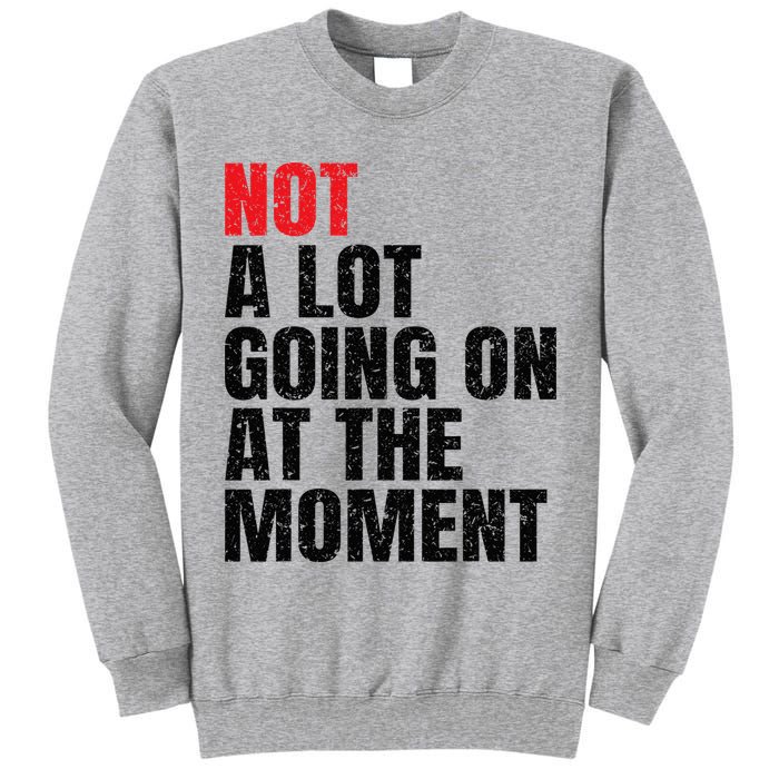 Not a Lot Going on at the Moment Vintage Tall Sweatshirt