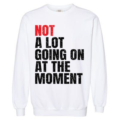 Not a Lot Going on at the Moment Vintage Garment-Dyed Sweatshirt