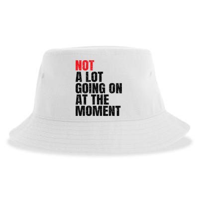 Not a Lot Going on at the Moment Vintage Sustainable Bucket Hat