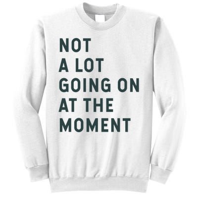 Not A Lot Going On At The Moment Sweatshirt