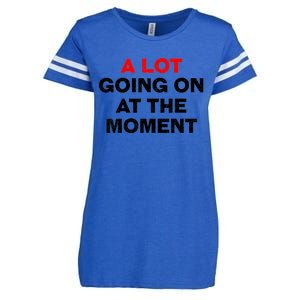 Not A Lot Going On At The Moment Enza Ladies Jersey Football T-Shirt