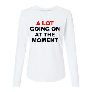 Not A Lot Going On At The Moment Womens Cotton Relaxed Long Sleeve T-Shirt