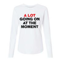 Not A Lot Going On At The Moment Womens Cotton Relaxed Long Sleeve T-Shirt