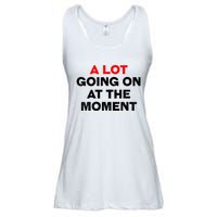 Not A Lot Going On At The Moment Ladies Essential Flowy Tank